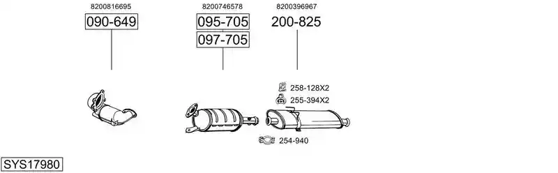 BOSAL SYS17980