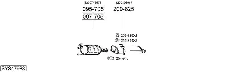 BOSAL SYS17988