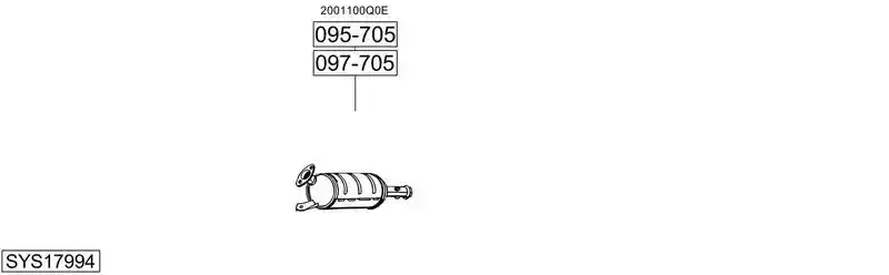 BOSAL SYS17994