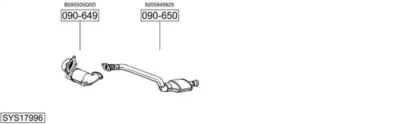 BOSAL SYS17996