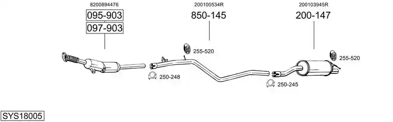 BOSAL SYS18005