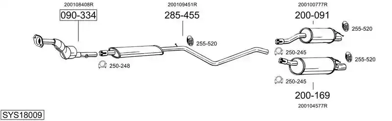 BOSAL SYS18009