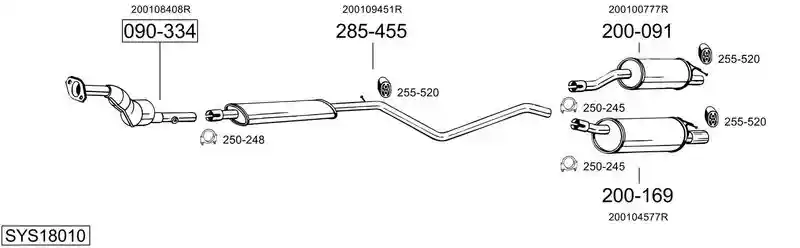 BOSAL SYS18010