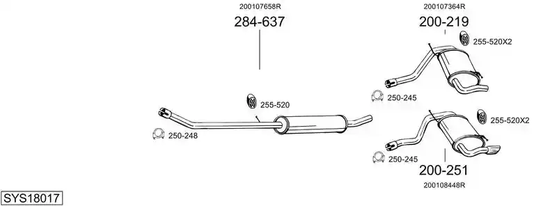 BOSAL SYS18017
