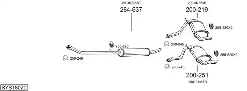 BOSAL SYS18020