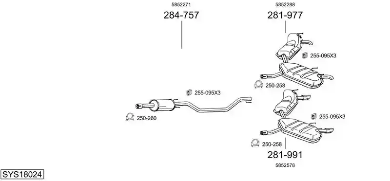 BOSAL SYS18024