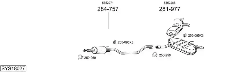 BOSAL SYS18027