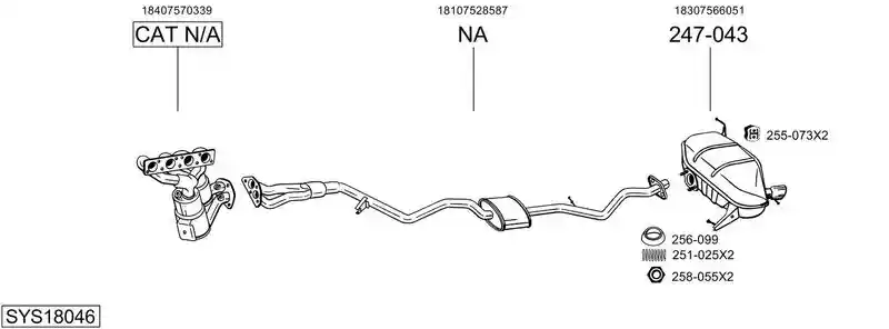 BOSAL SYS18046
