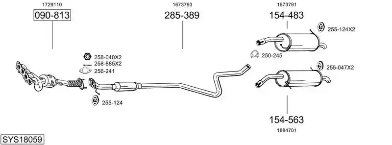 BOSAL SYS18059