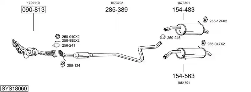 BOSAL SYS18060