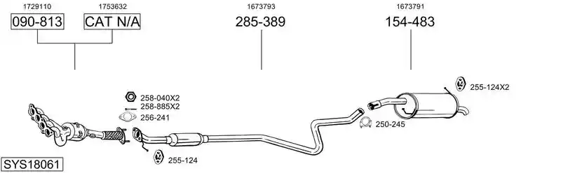 BOSAL SYS18061