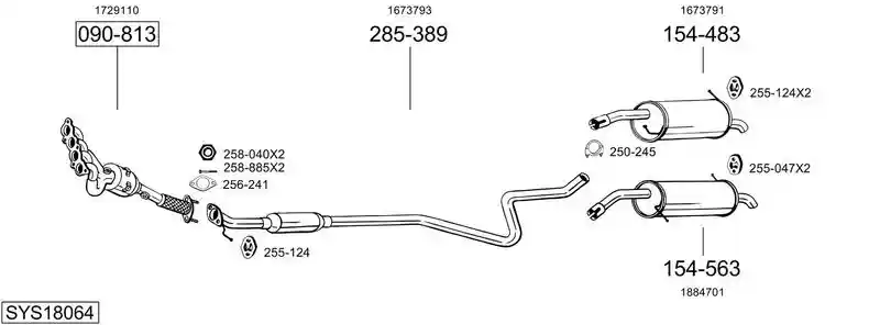BOSAL SYS18064