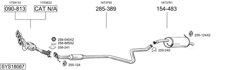 BOSAL SYS18067