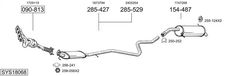 BOSAL SYS18068