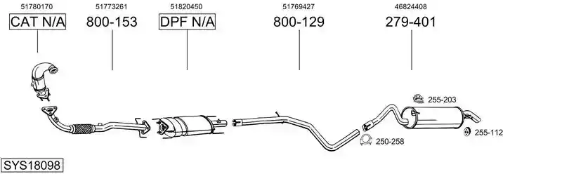 BOSAL SYS18098