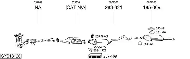 BOSAL SYS18126