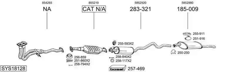 BOSAL SYS18128