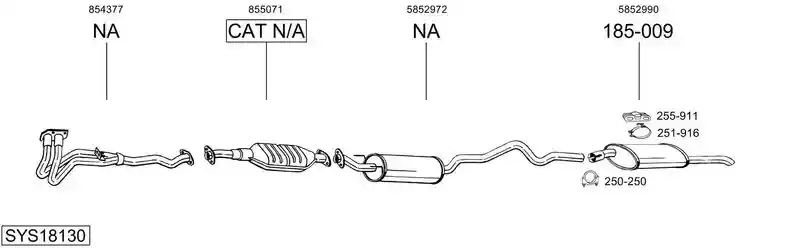 BOSAL SYS18130