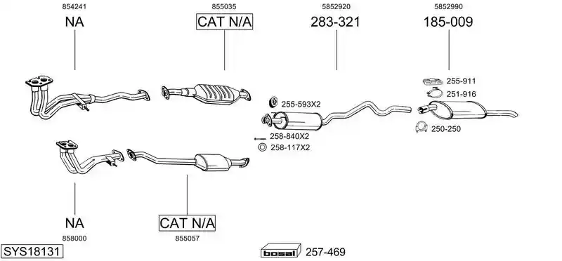 BOSAL SYS18131