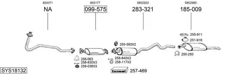 BOSAL SYS18132