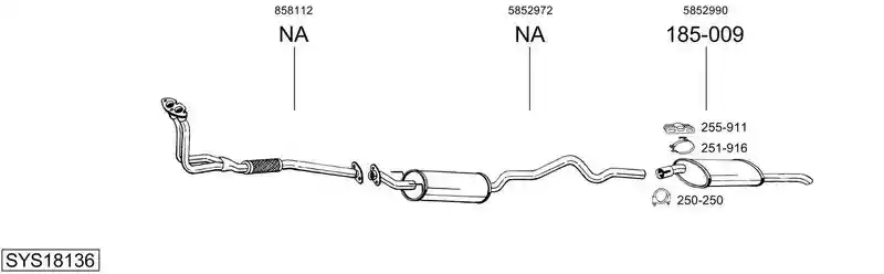 BOSAL SYS18136