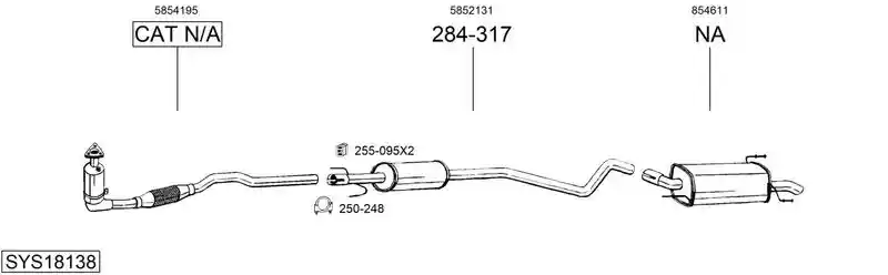BOSAL SYS18138