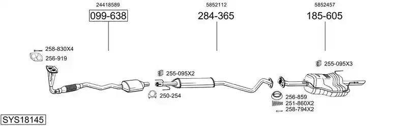 BOSAL SYS18145