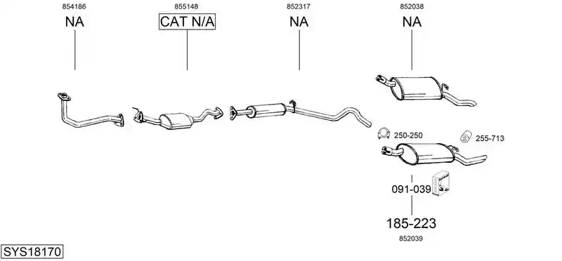 BOSAL SYS18170