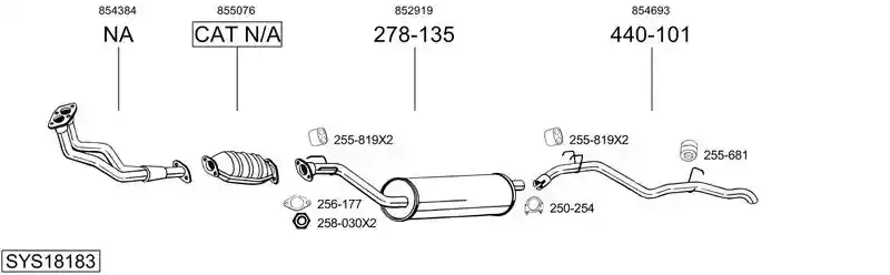 BOSAL SYS18183