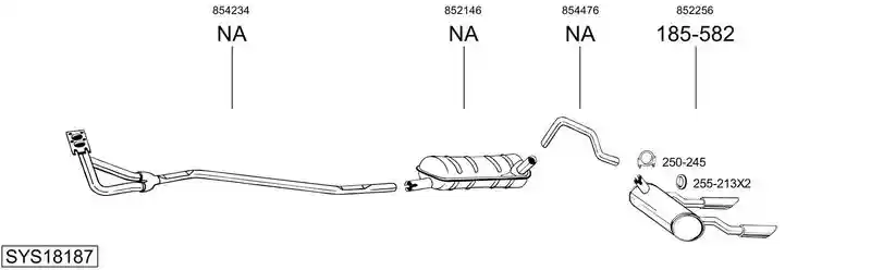 BOSAL SYS18187