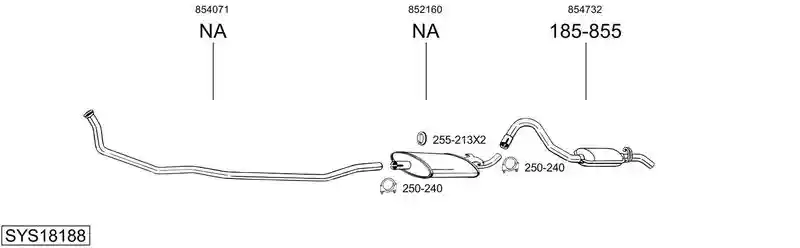 BOSAL SYS18188