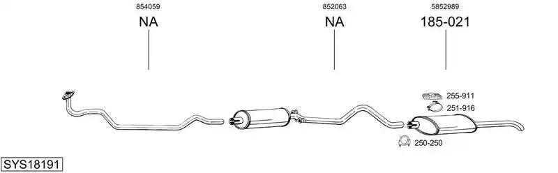 BOSAL SYS18191