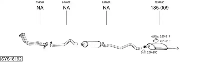BOSAL SYS18192