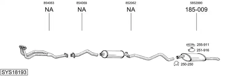 BOSAL SYS18193
