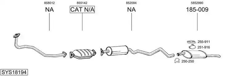 BOSAL SYS18194