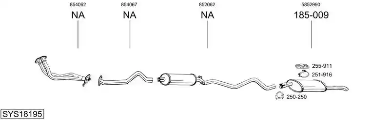 BOSAL SYS18195