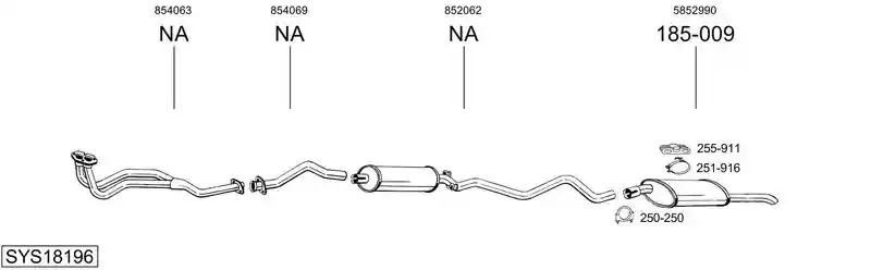 BOSAL SYS18196
