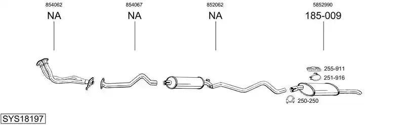 BOSAL SYS18197