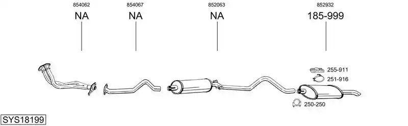 BOSAL SYS18199