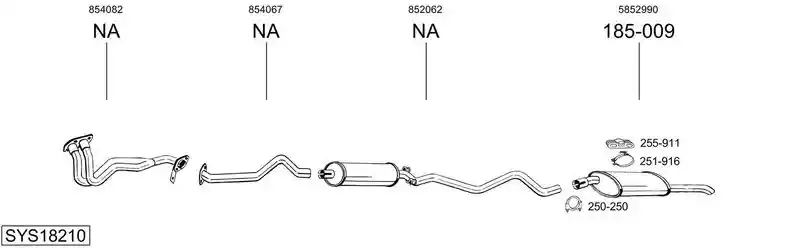 BOSAL SYS18210
