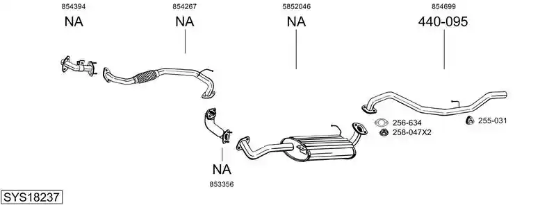 BOSAL SYS18237