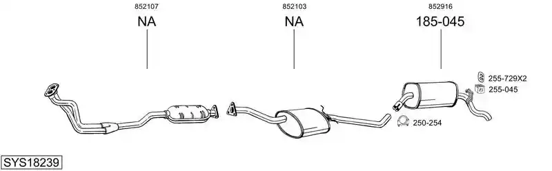 BOSAL SYS18239