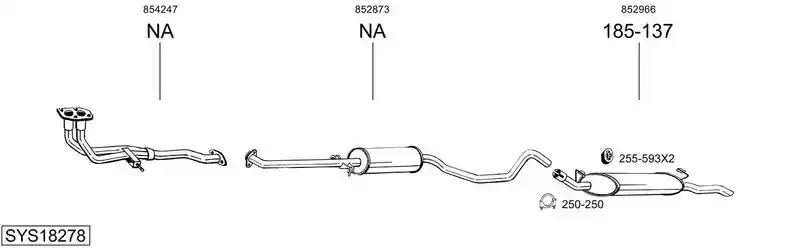 BOSAL SYS18278