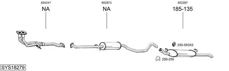 BOSAL SYS18279