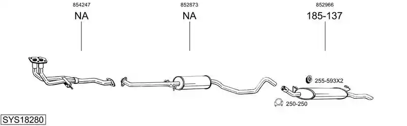 BOSAL SYS18280