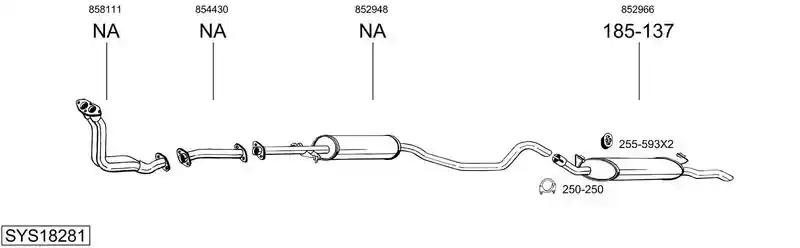 BOSAL SYS18281