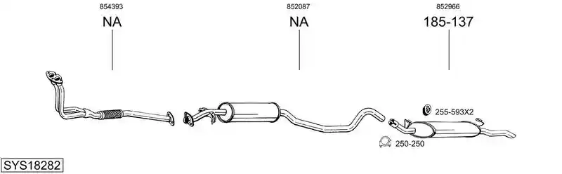 BOSAL SYS18282