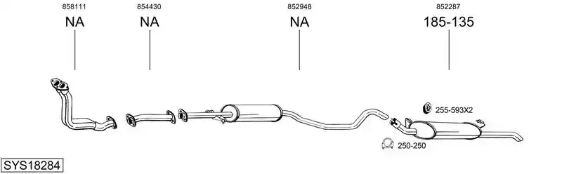 BOSAL SYS18284