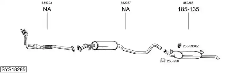 BOSAL SYS18285