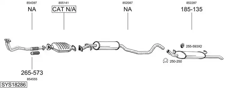 BOSAL SYS18286